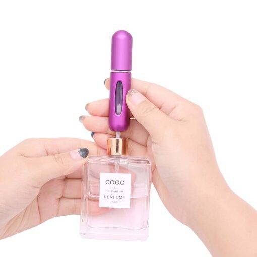 Mini Perfume Bottle With Spray Perfume & Body Mist PERFUME & FRAGRANCES cb5feb1b7314637725a2e7: Black|Blue|Bright Blue|Bright Gold|Bright Pink|Bright Silver|Gold|Green|Only 1 pcs box|Pink|Purple|Red|Rose|Silver|White|Yellow