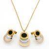 Women’s Stylish Jewelry Set JEWELRY & ORNAMENTS Jewelry Sets a4a426b9b388f11a2667f5: Black|White