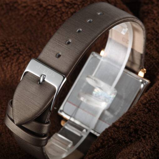 Shimmering Leather Square Women’s Watches Analog Watch WATCHES & ACCESSORIES cb5feb1b7314637725a2e7: Beige|Black|Brown|Gray