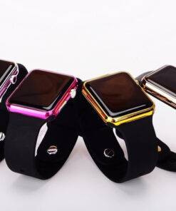 Square Shaped Digital Watch Smart Watches WATCHES & ACCESSORIES cb5feb1b7314637725a2e7: Gold|Pink|Rose Gold|Silver 