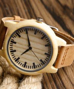 Unisex Handmade Wooden Watch Analog Watch WATCHES & ACCESSORIES Boxes & Cases Material: No package 