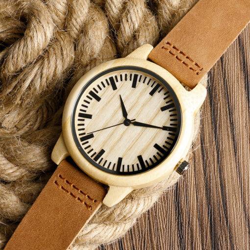 Unisex Handmade Wooden Watch Analog Watch WATCHES & ACCESSORIES Boxes & Cases Material: No package