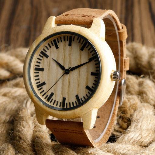 Unisex Handmade Wooden Watch Analog Watch WATCHES & ACCESSORIES Boxes & Cases Material: No package