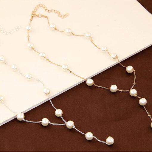 Imitation Pearl Bridal Jewelry Sets Bridal Sets WEDDING & GIFTS cb5feb1b7314637725a2e7: Gold|Silver