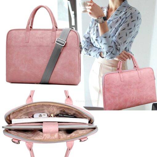 Waterproof Laptop Bag for Women Laptop bags SHOES, HATS & BAGS cb5feb1b7314637725a2e7: Black|Pink|Red