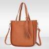 Women’s Leather Bags Set Hand Bags & Wallets SHOES, HATS & BAGS cb5feb1b7314637725a2e7: Black|Blue|Brown|Dark Grey|Green|Light Grey|Pink|Red