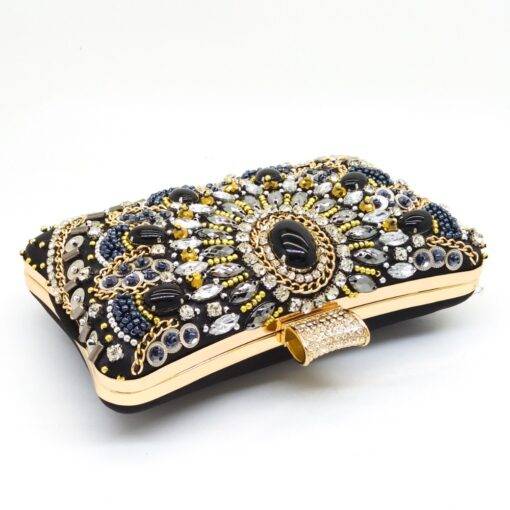 Women’s Crystal Evening Bag Hand Bags & Wallets SHOES, HATS & BAGS cb5feb1b7314637725a2e7: Black