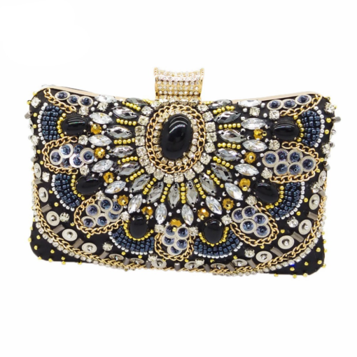 Women’s Crystal Evening Bag Hand Bags & Wallets SHOES, HATS & BAGS cb5feb1b7314637725a2e7: Black