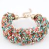 Fashion Women’s Semi-Precious Stone Bracelet Bracelets & Bangles JEWELRY & ORNAMENTS 8d255f28538fbae46aeae7: Black|Blue|Brown|Colorful|Pink|Red
