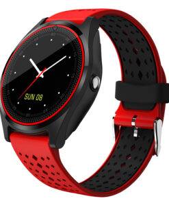 Smart Watch with Camera and Bluetooth Smart Watches WATCHES & ACCESSORIES cb5feb1b7314637725a2e7: Black Blue|Black Red|Black/Green|Blue|Green|Red 