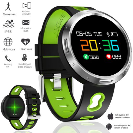 Calories Monitoring Sedentary Reminder Smart Fitness Watches Smart Watches WATCHES & ACCESSORIES cb5feb1b7314637725a2e7: Black|Green|Red|Silver Black