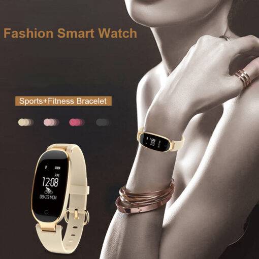 Bluetooth Waterproof Smart Watch for Woman Smart Watches WATCHES & ACCESSORIES cb5feb1b7314637725a2e7: Black|Black Gold|Gold|Rose Gold|Rose Red