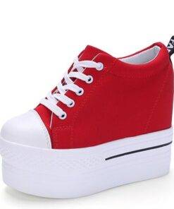 Platform Sneakers for Women Casual Shoes & Boots SHOES, HATS & BAGS cb5feb1b7314637725a2e7: Black|Red|White|White / Blue / Yellow/ Pink 