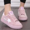 Casual Comfortable Shoes Casual Shoes & Boots cb5feb1b7314637725a2e7: Black|Black White|Gray|Gray + Pink|Pink|Pink + White|Red