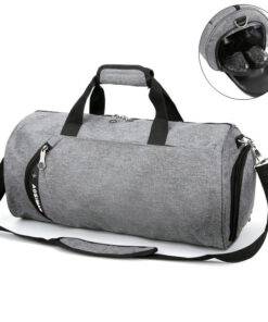 Shoulder Crossbody Waterproof Fitness Big Bag Luggages & Trolleys SHOES, HATS & BAGS cb5feb1b7314637725a2e7: Black|Gray 