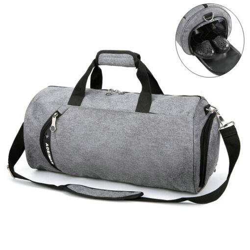 Shoulder Crossbody Waterproof Fitness Big Bag Luggages & Trolleys SHOES, HATS & BAGS cb5feb1b7314637725a2e7: Black|Gray