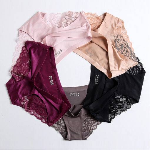 Women’s Lace Floral Panties Bras & Lingerie FASHION & STYLE cb5feb1b7314637725a2e7: Beige|Black|Dark Blue|Purple|Rose|Wine Red