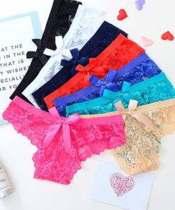 Women’s Lace Bow Decorated Panties Bras & Lingerie FASHION & STYLE cb5feb1b7314637725a2e7: Apricot|Black|Black 1|Blue|Blue 2|Green|Navy Blue|Purple 2|Red|Red 2|Rose Red|Rose Red 2|White|White 2 