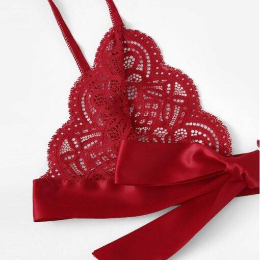 Women’s Sexy Lace Red Lingerie Set Bras & Lingerie FASHION & STYLE cb5feb1b7314637725a2e7: Red