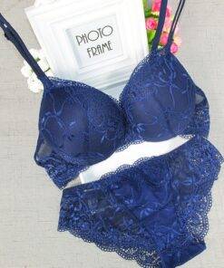 Romantic Floral Lace Push-Up Women’s Underwear Set Bras & Lingerie FASHION & STYLE cb5feb1b7314637725a2e7: Black|Blue|Burgundy|White 