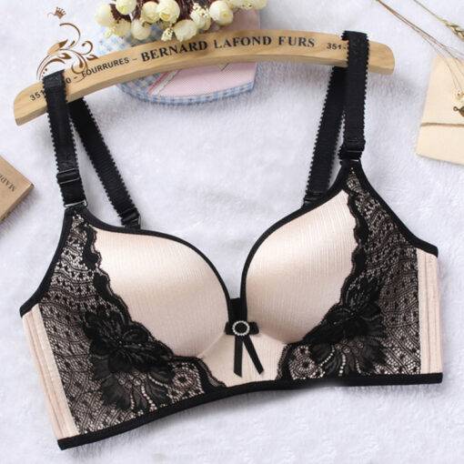 Exquisite Comfortable Push-Up Floral Lace Bra Bras & Lingerie FASHION & STYLE cb5feb1b7314637725a2e7: Beige|Blue|Pink|Purple|Red