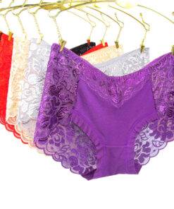 Comfortable Seamless Transparent Lace Women’s Panties Bras & Lingerie FASHION & STYLE cb5feb1b7314637725a2e7: Beige|Black|Purple|Red 