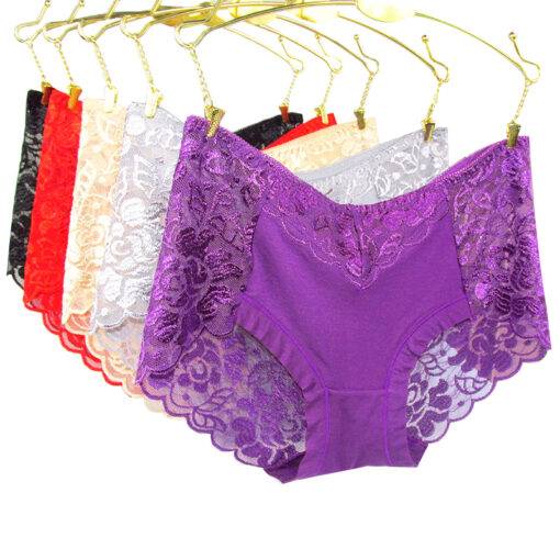 Comfortable Seamless Transparent Lace Women’s Panties Bras & Lingerie FASHION & STYLE cb5feb1b7314637725a2e7: Beige|Black|Purple|Red