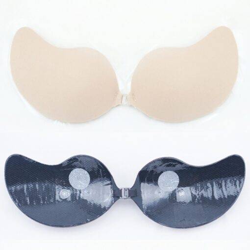 Cute Breathable Push-Up Strapless Invisible Silicone Bra Bras & Lingerie FASHION & STYLE cb5feb1b7314637725a2e7: Beige|Black