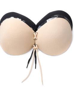 Cute Push-Up Strapless Invisible Self-Adhesive Silicone Bra Bras & Lingerie FASHION & STYLE cb5feb1b7314637725a2e7: Beige|Black 