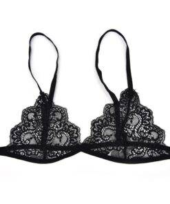 Cute Summer Ultrathin Floral Lace Bra Bras & Lingerie FASHION & STYLE cb5feb1b7314637725a2e7: Black|White 