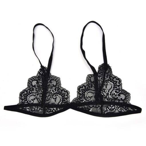 Cute Summer Ultrathin Floral Lace Bra Bras & Lingerie FASHION & STYLE cb5feb1b7314637725a2e7: Black|White