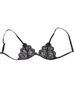 Cute Summer Ultrathin Floral Lace Bra Bras & Lingerie FASHION & STYLE cb5feb1b7314637725a2e7: Black|White 