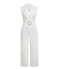 Classic Jumpsuit with Sashes Dresses & Jumpsuits FASHION & STYLE cb5feb1b7314637725a2e7: Black|Stripe|White 