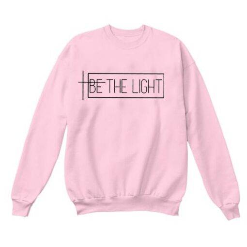 Women’s To Be Light Printed Sweatshirt FASHION & STYLE Sweaters & Sweatshirts cb5feb1b7314637725a2e7: Black|Gray|Pink|White|Yellow