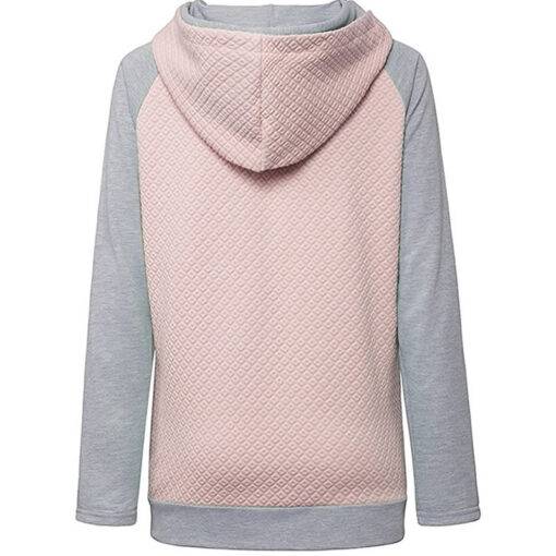 Fashion Women’s Cotton Hoodie FASHION & STYLE Sweaters & Sweatshirts cb5feb1b7314637725a2e7: Blue|Green|Pink|White