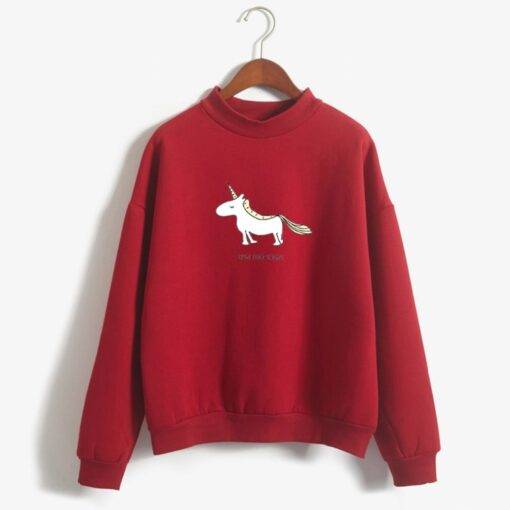 Women’s Unicorn Printed Sweatshirt FASHION & STYLE Sweaters & Sweatshirts cb5feb1b7314637725a2e7: Black|Blue|Grey|Khaki|Navy|Pink|White|Wine