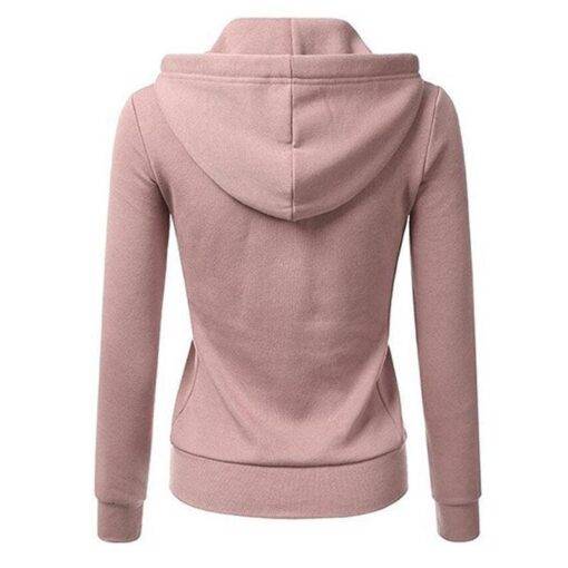 Women’s Pastel Color Zipper Hoodie FASHION & STYLE Sweaters & Sweatshirts cb5feb1b7314637725a2e7: Black|Blue|Burgundy|Pink