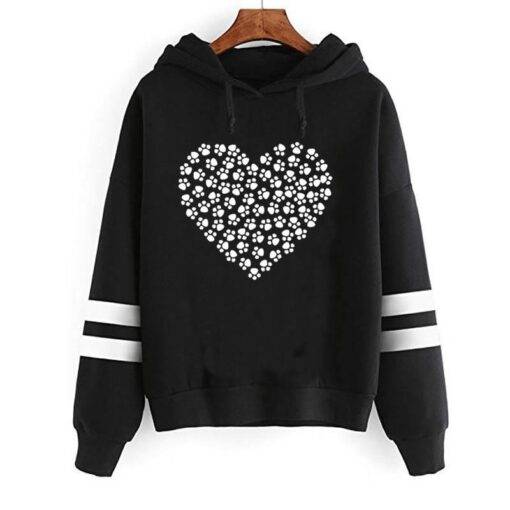 Women’s Creative Plus Size Hoodie FASHION & STYLE Sweaters & Sweatshirts cb5feb1b7314637725a2e7: Black|Gray|Red|White