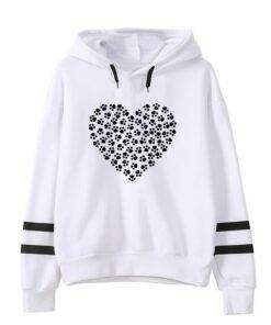 Women’s Creative Plus Size Hoodie FASHION & STYLE Sweaters & Sweatshirts cb5feb1b7314637725a2e7: Black|Gray|Red|White 