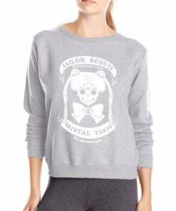 Women’s Sailor Moon Printed Sweatshirt FASHION & STYLE Sweaters & Sweatshirts cb5feb1b7314637725a2e7: Black|Dark Blue|Gray|Red 