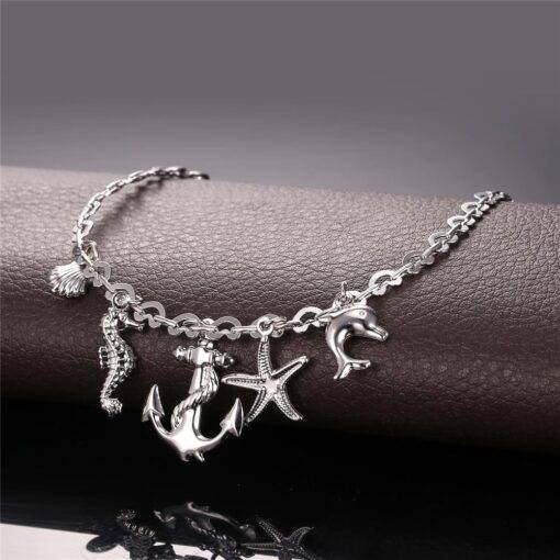 Women’s Summer Sea Design Anklets Anklets JEWELRY & ORNAMENTS cb5feb1b7314637725a2e7: Gold|Silver