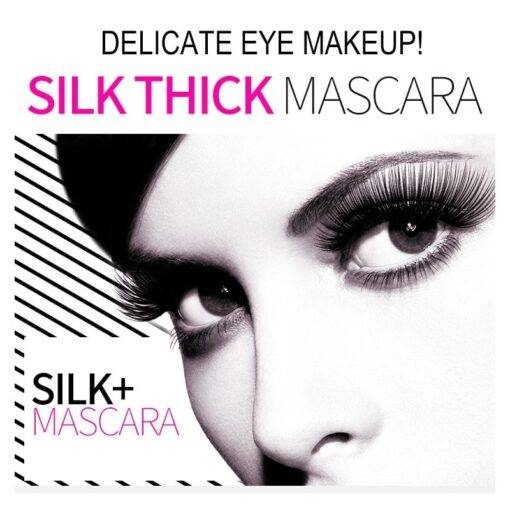 Volume Mascara / Silk Eyelash Fibre 2 in 1 BEAUTY & SKIN CARE Makeup Products cb5feb1b7314637725a2e7: Black