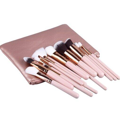 Makeup Brushes with Leather Cases 15 pcs/Set BEAUTY & SKIN CARE Makeup Products 95c3a690b3a13dffbdf70e: 10 Pcs/Pink/Cylinder|10 Pcs/White/Cylinder|15 Pcs/Brown|15 Pcs/Brown with Bag|15 Pcs/Pink|15 Pcs/Pink with Bag|15 Pcs/White with Bag|9 Pcs/Brown|9 Pcs/Pink