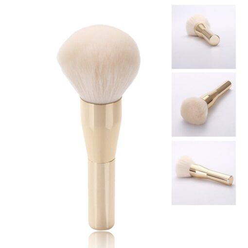 Rose Gold Round Powder Brush BEAUTY & SKIN CARE Makeup Products a4a8fbf9f14b58bf488819: Beige