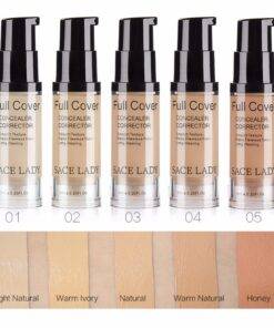 All Skin Types Concealer BEAUTY & SKIN CARE Makeup Products cb5feb1b7314637725a2e7: 01 Light Natural|02 Warm Ivory|03 Natural|04 Warm Natural|05 Honey|06 5 Colors Set 