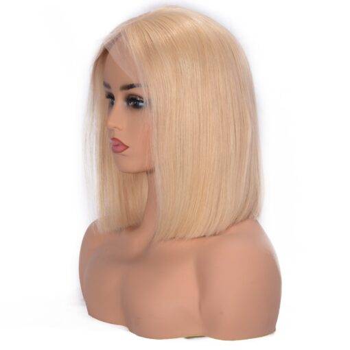 Lace Front Human Hair Blonde Short Bob Wig BEAUTY & SKIN CARE Hair Extension & Wigs cb5feb1b7314637725a2e7: #613