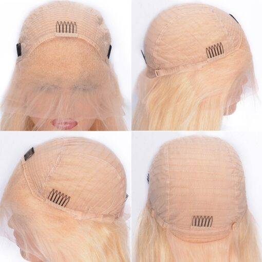 Lace Front Human Hair Blonde Short Bob Wig BEAUTY & SKIN CARE Hair Extension & Wigs cb5feb1b7314637725a2e7: #613