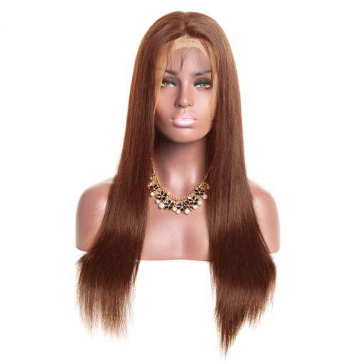 Light Brown Long Straight Lace Remy Human Hair Wig BEAUTY & SKIN CARE Hair Extension & Wigs cb5feb1b7314637725a2e7: Brown