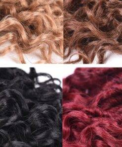 Synthetic Hair Open Loop Braids BEAUTY & SKIN CARE Hair Extension & Wigs cb5feb1b7314637725a2e7: #1B|T1B/27|T1B/30|T1B/Burgundy 