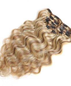 Highlights Blonde Body Wave Clip-In Remy Human Hair Extensions Set BEAUTY & SKIN CARE Hair Extension & Wigs 5d87c5061aba3012870240: 12 inches|14 inches|16 inches|18 inches|20 inches|22 inches|24 inches 